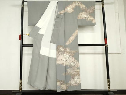 平和屋着物●訪問着　辻が花　絞り　正絹　逸品　AABN0597cs