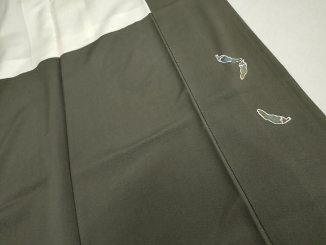 平和屋着物●染色作家　青野保夫　小紋　ろうけつ染　成り物　正絹　逸品　AABN0599cs