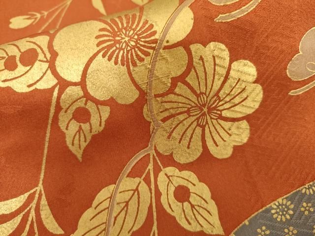 平和屋着物●豪華振袖　辻が花　鳳凰　暈し染め　金彩　正絹　逸品　AABN0624cs