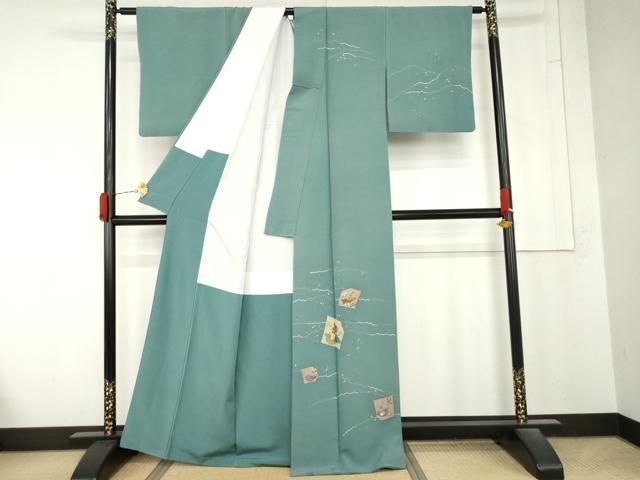 平和屋着物●訪問着　玩具動物文　金彩　正絹　逸品　AABN0631cs