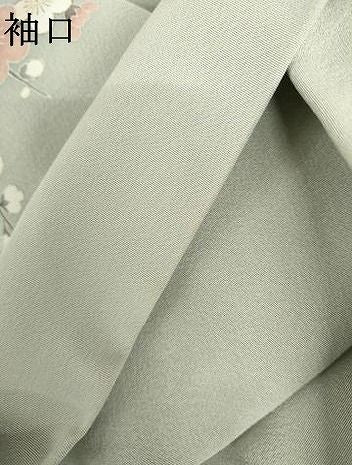 平和屋着物●訪問着　地紙飛鶴花文　金彩　正絹　逸品　AABN0648cs