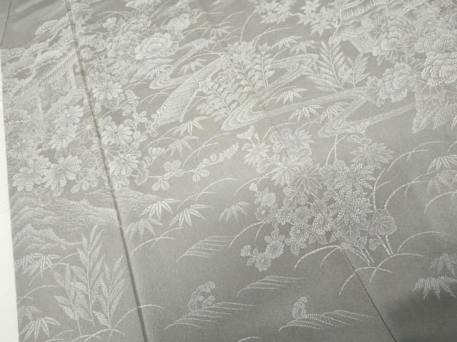 平和屋着物●訪問着　風景文　正絹　逸品　AABN0653cs