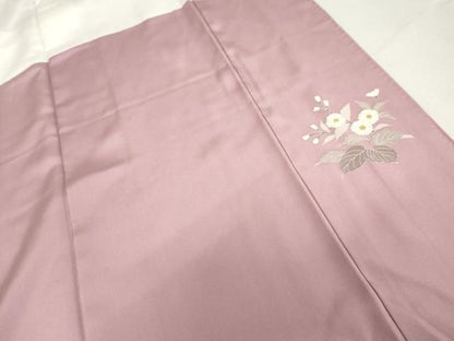 平和屋着物●訪問着　枝花文　暈し染め　金彩　正絹　逸品　AABN0658cs