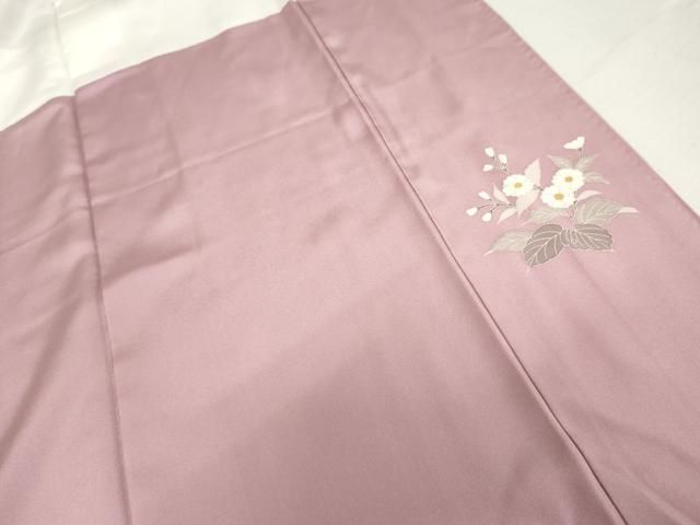 平和屋着物●訪問着　枝花文　暈し染め　金彩　正絹　逸品　AABN0658cs