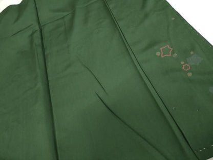 平和屋着物●訪問着　刺繍　枝花文　金彩　正絹　逸品　未使用　AABN0666cs