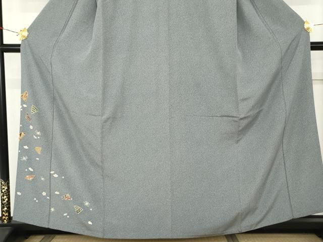 平和屋着物●江戸小紋　訪問着　梅松文　正絹　逸品　AABN0678cs