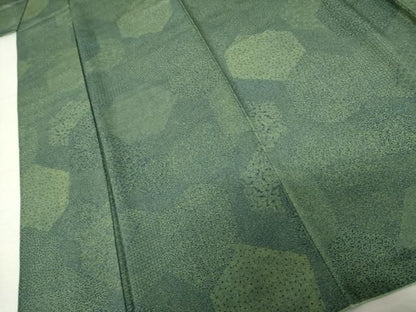 平和屋着物●江戸小紋　切嵌　正絹　逸品　AABN0680cs