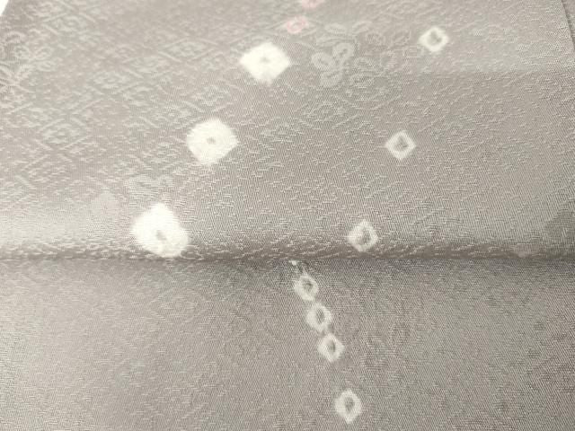 平和屋着物●絞り伝統工芸士　平田嘉和　小紋　絞り　流水文　正絹　逸品　AABN0692cs