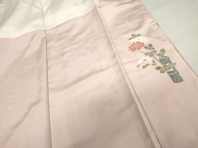 平和屋着物●訪問着　友禅　飾花文　暈し染め　正絹　逸品　未使用　AABN0699cs