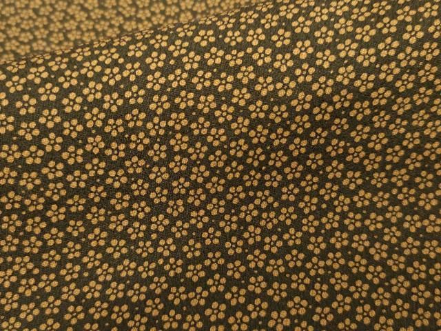 平和屋着物●染色作家　斉藤三才　江戸小紋　小花柄　正絹　逸品　AABN0714cs