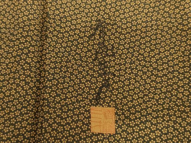 平和屋着物●染色作家　斉藤三才　江戸小紋　小花柄　正絹　逸品　AABN0714cs