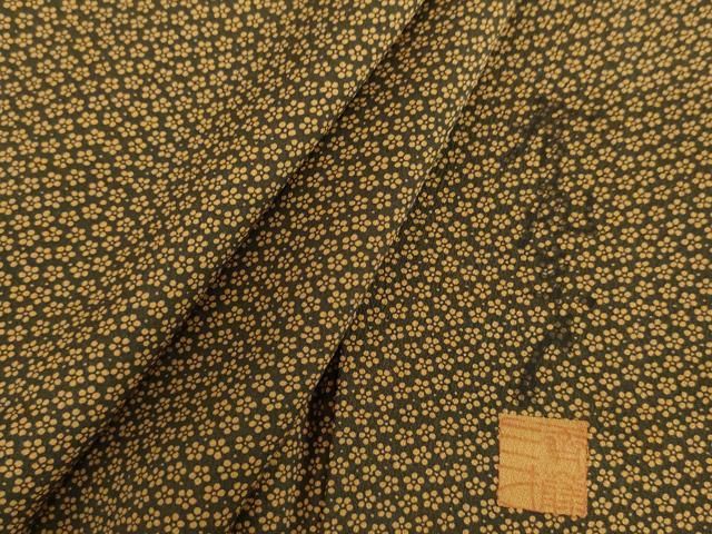平和屋着物●染色作家　斉藤三才　江戸小紋　小花柄　正絹　逸品　AABN0714cs