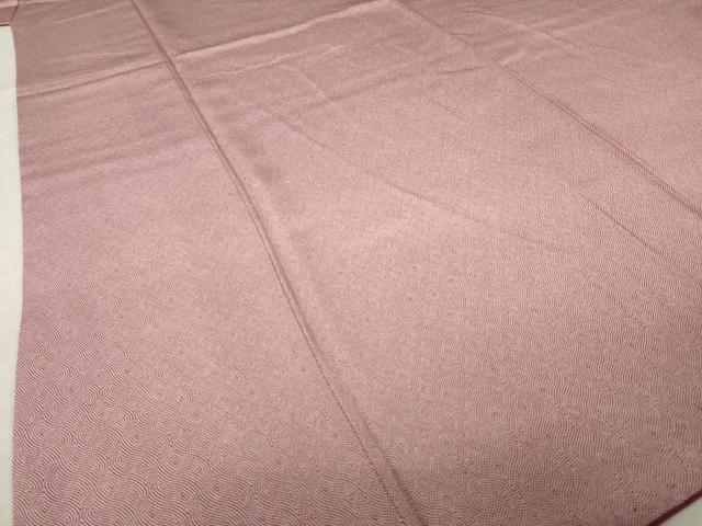 平和屋着物●江戸小紋　縦分銅　正絹　逸品　AABN0723ck