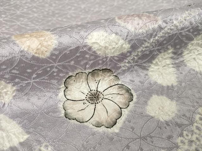平和屋着物●訪問着　辻が花　絞り　舞花文　正絹　逸品　AABN0748ck