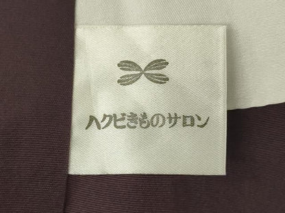 平和屋着物●上質な紬　絞り　市松文　正絹　逸品　AABN0763ck