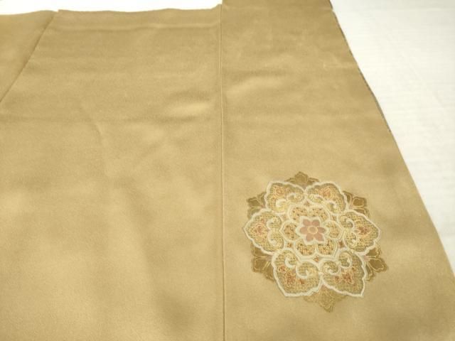 平和屋着物●豪華色留袖　向い鳥正倉院花文　金彩　正絹　逸品　AABN0784ck