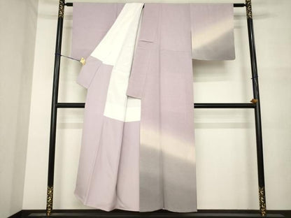 平和屋着物●橋本恵　訪問着　霞文　暈し染め　正絹　逸品　未使用　AABN0807ck