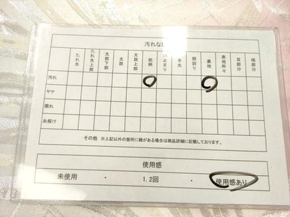 平和屋着物◎六通柄袋帯　孔雀文　銀糸　正絹　逸品　AABN0862ps