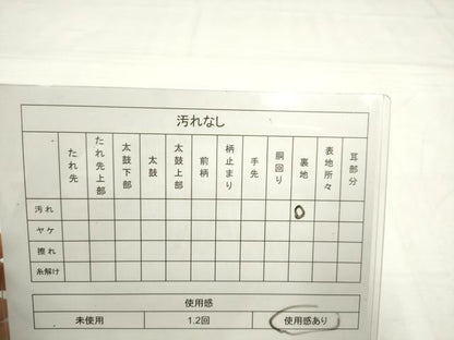 平和屋着物◎六通柄袋帯　唐織　草花文　銀糸　正絹　逸品　AABN0921ps