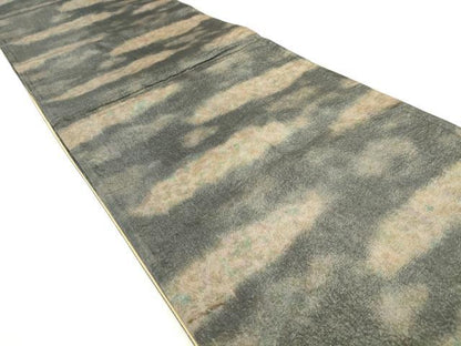 平和屋着物◎西陣　全通柄袋帯　霞文　正絹　逸品　AABN0933ps