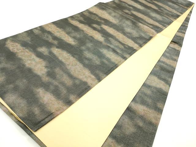 平和屋着物◎西陣　全通柄袋帯　霞文　正絹　逸品　AABN0933ps