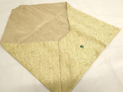 平和屋本店▼大衣用袱紗　法衣・袈裟袋　敷松葉　金糸　松本屋謹製　箱付き　寺院　仏具　仏教　僧侶　神職　装束　AABN1108ja