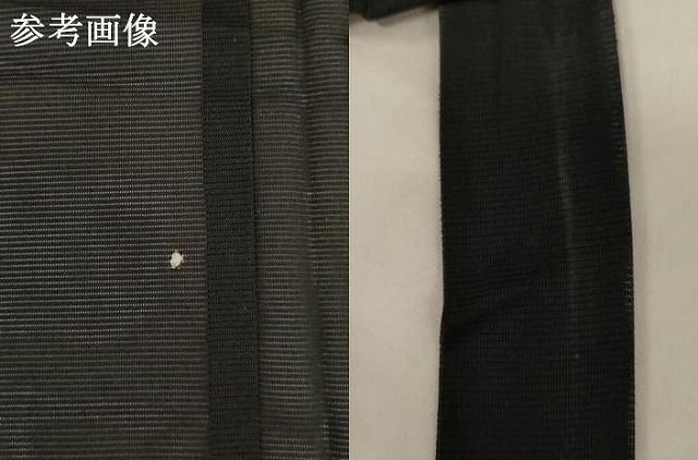 平和屋本店▼夏物　法衣　道服　直綴　絽　黒地　みそのや謹製　寺院　仏具　仏教　僧侶　神職　装束　AABN1126ja