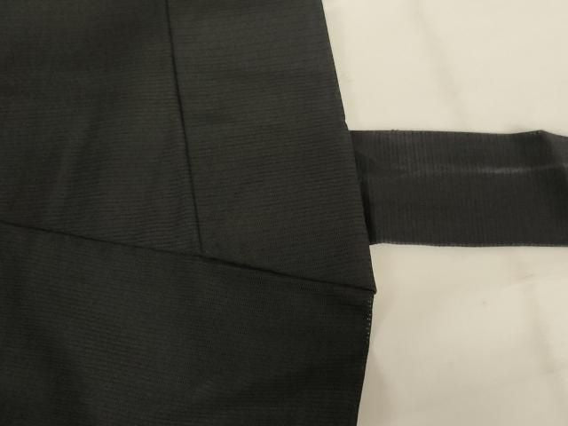 平和屋本店▼夏物　法衣　道服　直綴　絽　黒地　みそのや謹製　寺院　仏具　仏教　僧侶　神職　装束　AABN1126ja