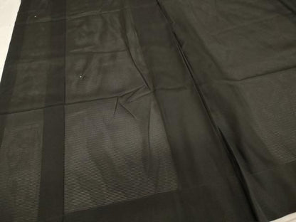 平和屋本店▼夏物　法衣　道服　直綴　絽　黒地　みそのや謹製　寺院　仏具　仏教　僧侶　神職　装束　AABN1132ja