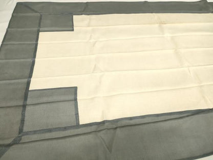 平和屋本店▼夏物　座具　紗　鉛色地　法衣　寺院　仏具　仏教　僧侶　神職　装束　AABN1154ja