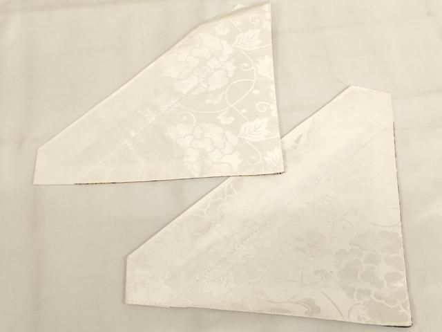 平和屋本店▼打敷　内敷　2点セット　三角　金襴　八藤紋　法衣　寺院　仏具　仏教　僧侶　神職　装束　AABN1207ja