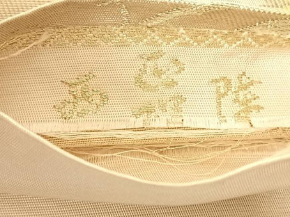 平和屋着物◎西陣　六通柄袋帯　笹竹文　金糸　引箔　正絹　逸品　AABN1411dk