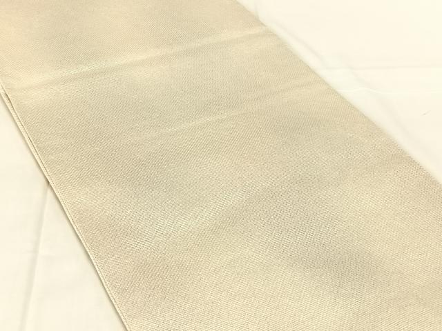 平和屋着物◎本場筑前博多織　六通柄袋帯　霞文　銀糸　正絹　逸品　AABN1563dk