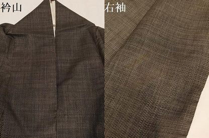 平和屋着物●本場大島紬　訪問着　7マルキ　立波文　正絹　逸品　AABN1601ph