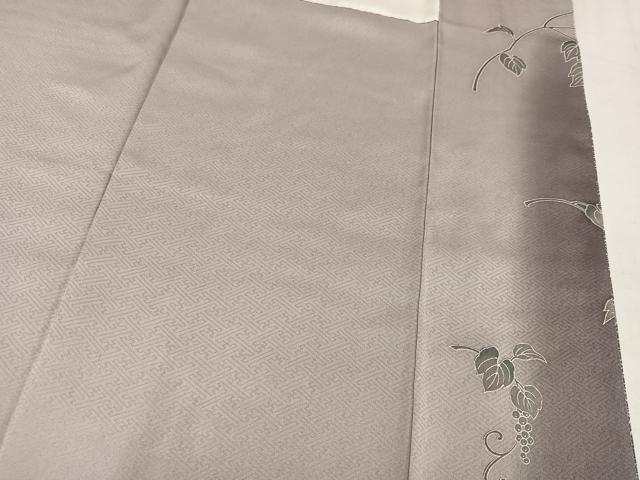 平和屋着物●訪問着　飛鳥葡萄唐草文　暈し染め　金彩　正絹　逸品　AABN1603ph
