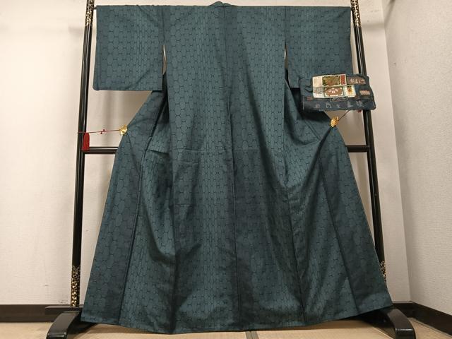 平和屋着物●都喜ヱ門　本場大島紬　9マルキ　発生練習　杉山スミ子作　藤絹織物謹製　証紙付き　正絹　逸品　AABN1609ph