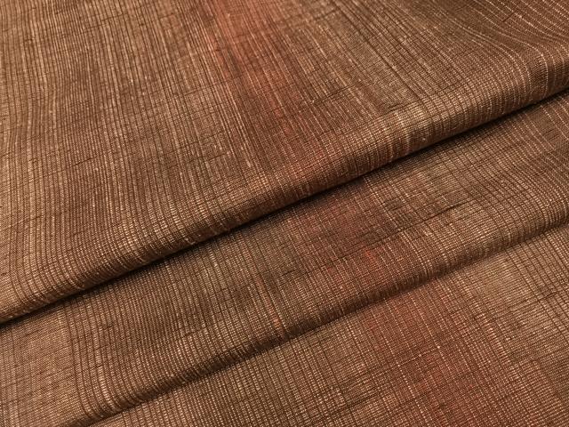 平和屋着物●上質な紬　間道　正絹　逸品　AABN1612ph
