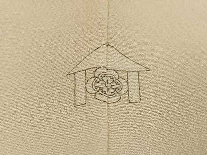 平和屋着物●京友禅の第一人者　松井青々　色留袖　刺繍　草花文　金彩　正絹　逸品　AABN1614ph