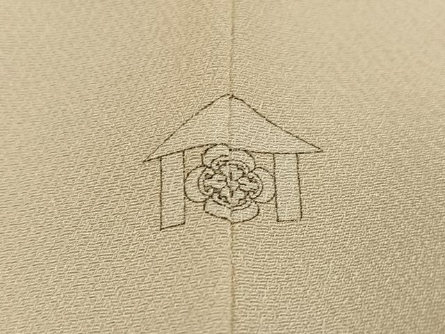 平和屋着物●京友禅の第一人者　松井青々　色留袖　刺繍　草花文　金彩　正絹　逸品　AABN1614ph