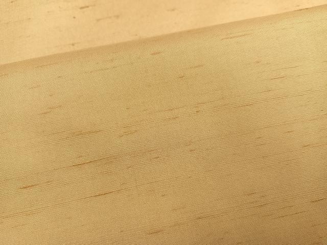 平和屋着物●上質な紬　色無地　枯色　正絹　逸品　AABN1625ph