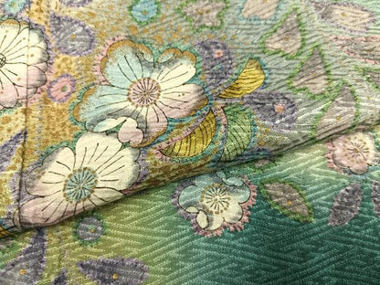 平和屋着物●訪問着　辻が花　暈し染め　金彩　正絹　逸品　AABN1645ph