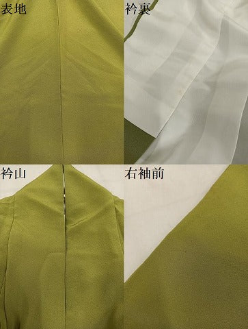 平和屋着物●上質な色無地　根岸色　正絹　逸品　AABN1646ph