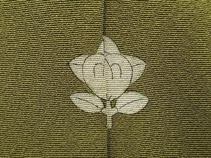 平和屋着物●上質な色無地　根岸色　正絹　逸品　AABN1646ph