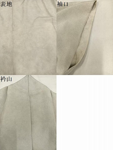 平和屋着物●上質な小紋　作家物　霞文　正絹　逸品　AABN1650ph