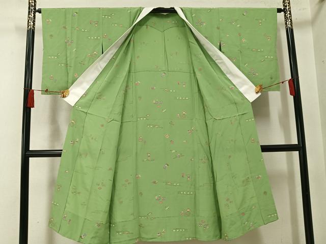 平和屋着物●長襦袢　無双仕立て　日本昔話　正絹　逸品　AABN1654ph