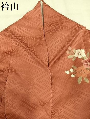 平和屋着物●豪華振袖　駒刺繍　雪輪花蝶文　金彩　正絹　逸品　AABN1665ph