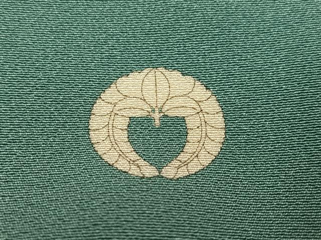 平和屋着物●豪華色留袖　作家物　総刺繍　花蝶文　正絹　逸品　AABN1667ph