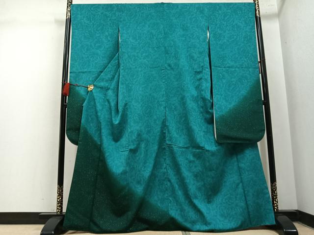 平和屋着物●豪華振袖　花尽くし　暈し染め　金彩　洗える着物　AABN1686ph