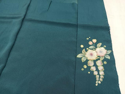 平和屋着物●訪問着　作家物　辻が花　暈し染め　丹後ちりめん　仮絵羽　正絹　逸品　未使用　AABN1688ph