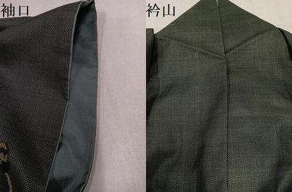 平和屋着物●本場大島紬　訪問着　9マルキ　花鳥文　三越扱い　正絹　逸品　AABN1693ph